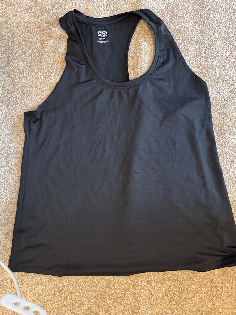 Athletic Works Black Women's Muscle Tee Tank